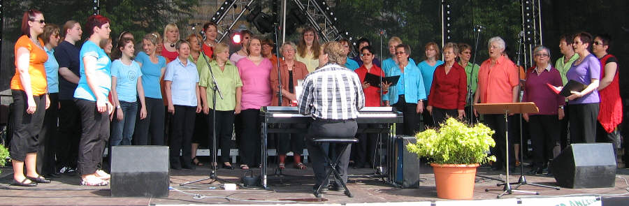 Klick mich zu VivaDiva beim Maimarkt-Singen